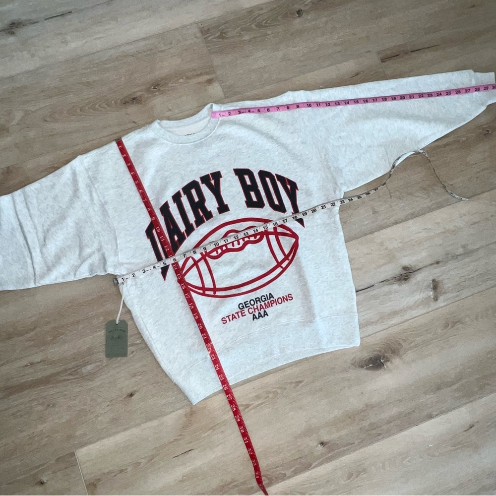 NWT Limited Edition Dairy Boy X Georgia Study Break State Champs Crewneck - Picture 9 of 11